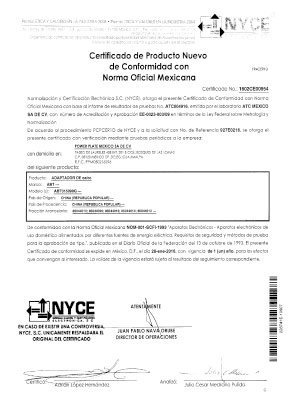 Mexico NOM certification